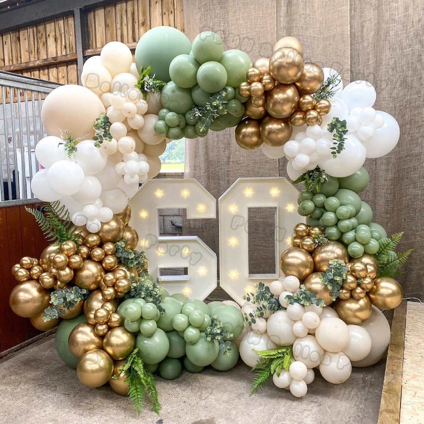 Ballons arc guirlande