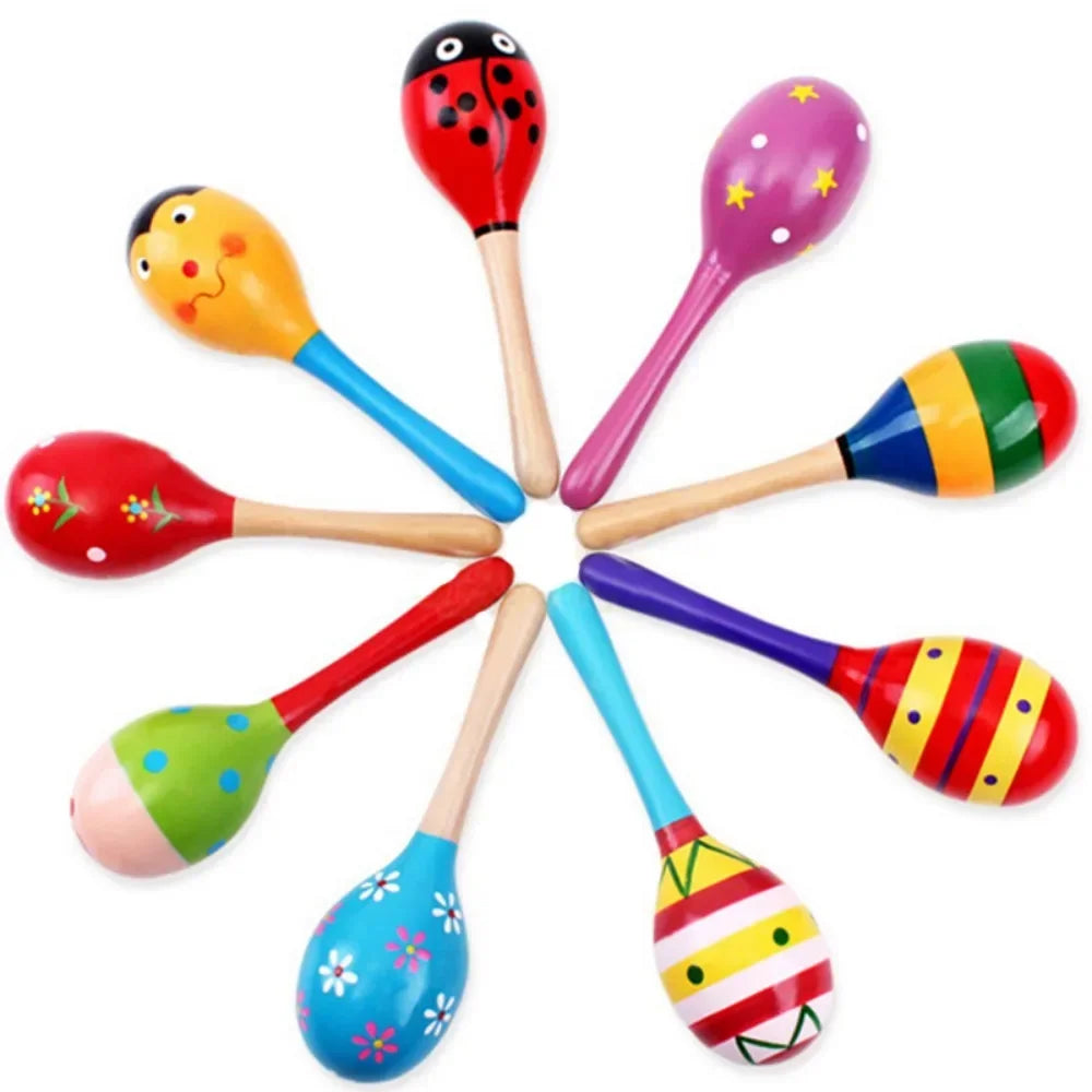 Instrument de musique coloré en bois