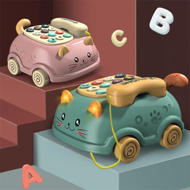 Jouets de téléphone Musical 3 en 1 pour bébé