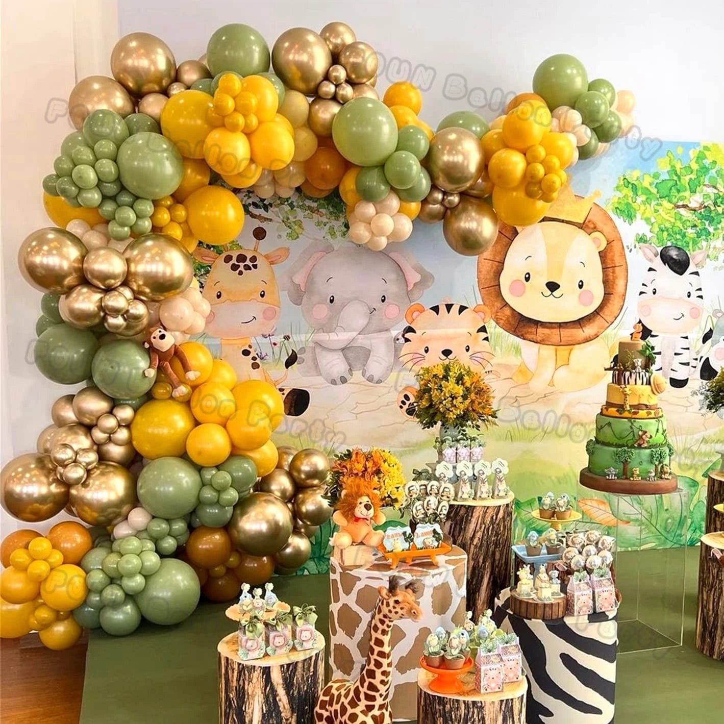 Ballons arc guirlande