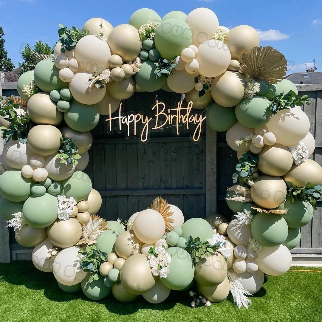 Ballons arc guirlande