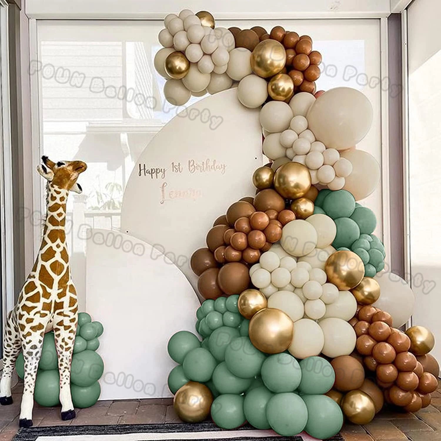 Ballons arc guirlande
