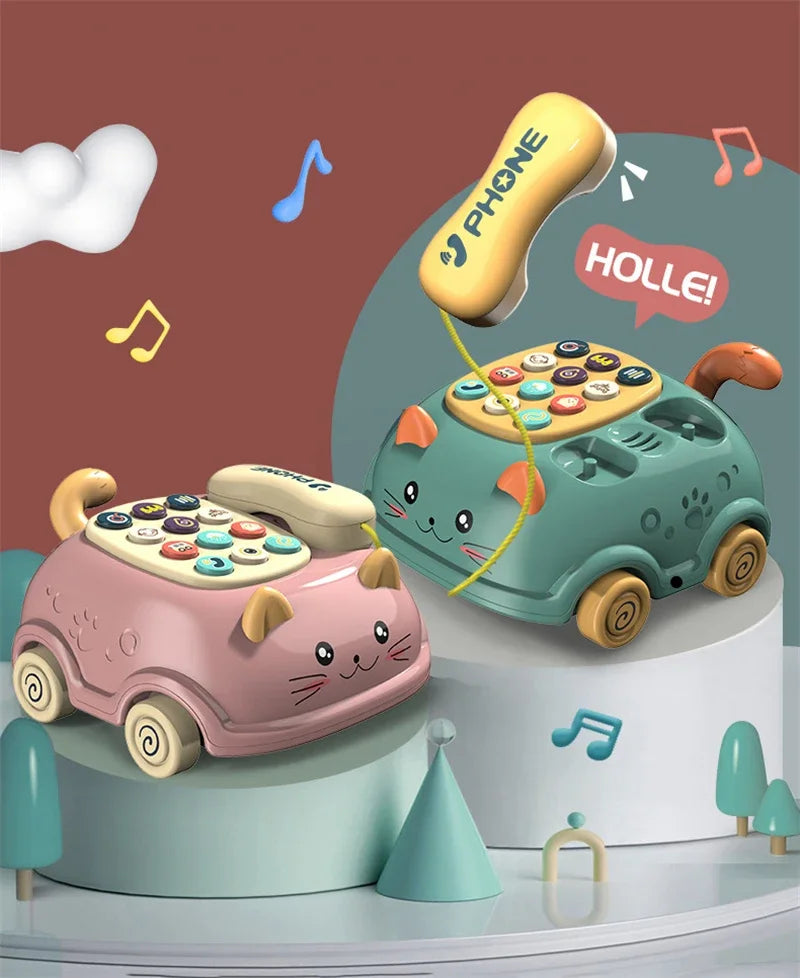 Jouets de téléphone Musical 3 en 1 pour bébé