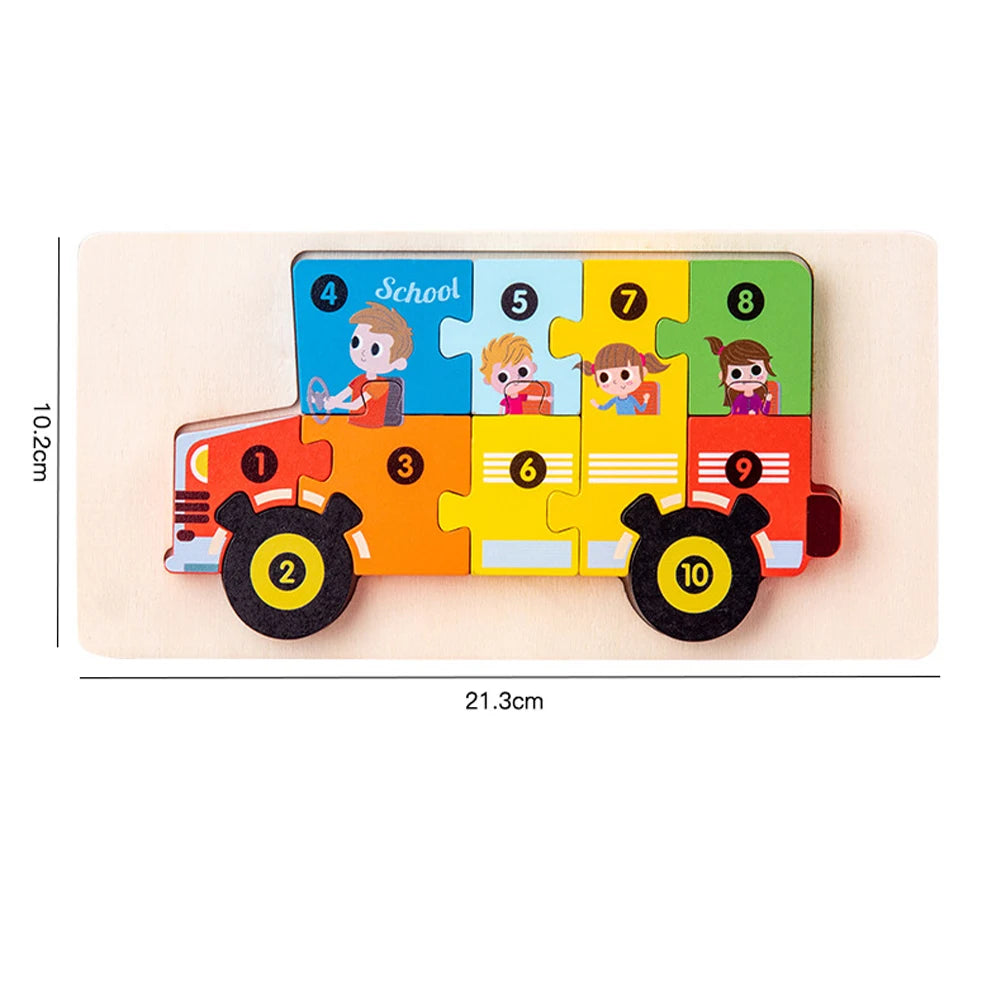 Puzzles en bois 3D de haute qualité
