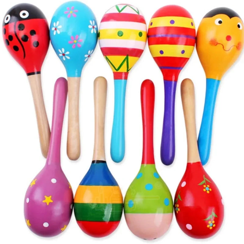 Instrument de musique coloré en bois