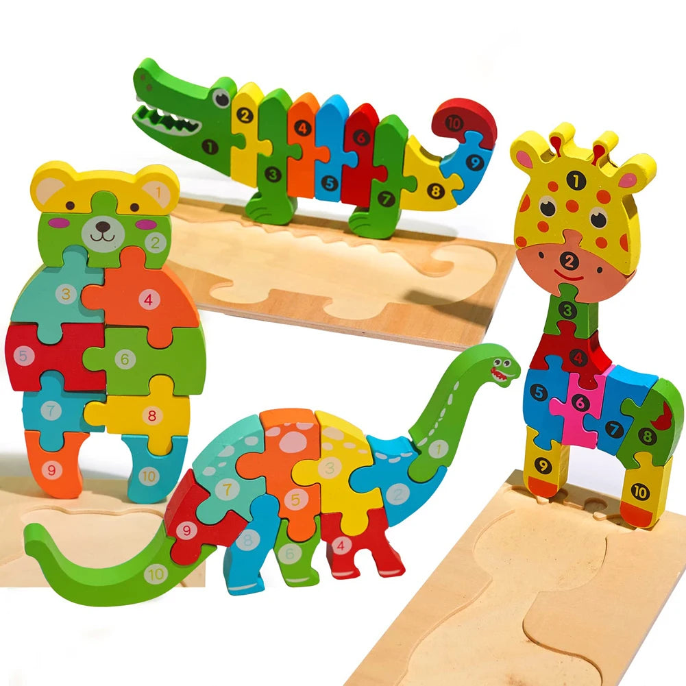 Puzzles en bois 3D de haute qualité
