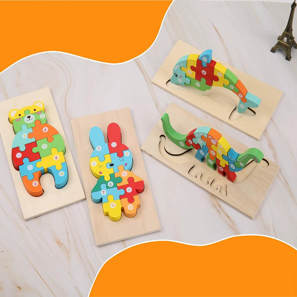 Puzzles en bois 3D de haute qualité