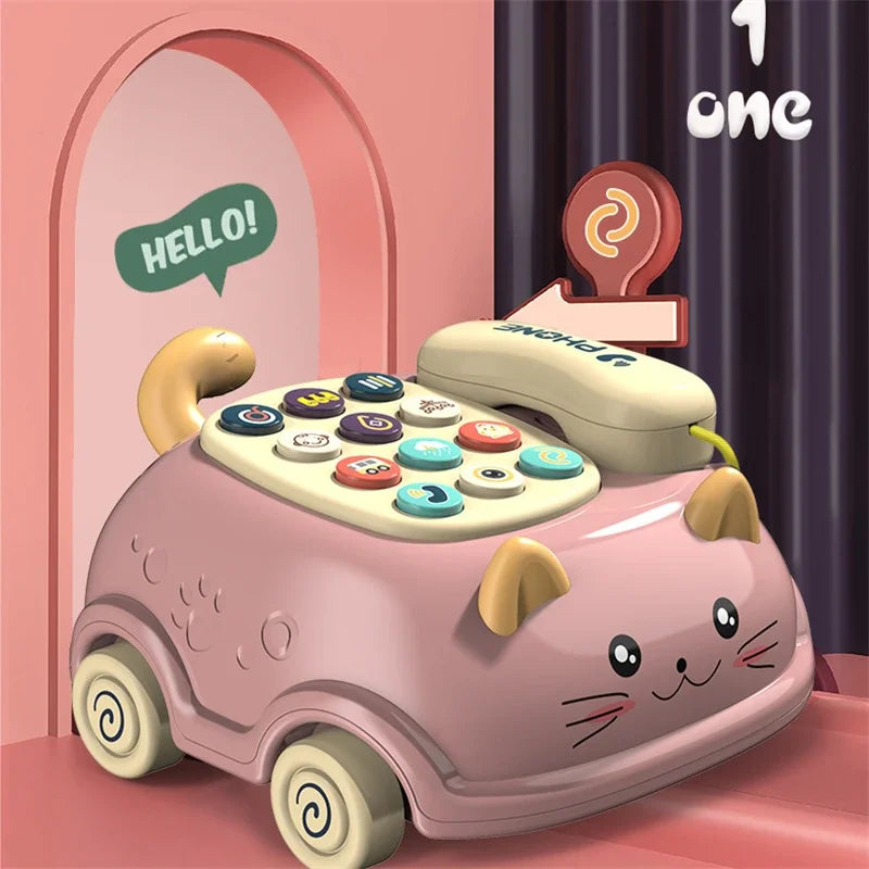Jouets de téléphone Musical 3 en 1 pour bébé