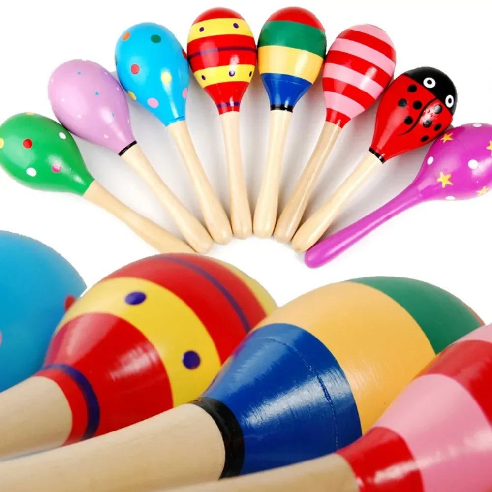 Instrument de musique coloré en bois