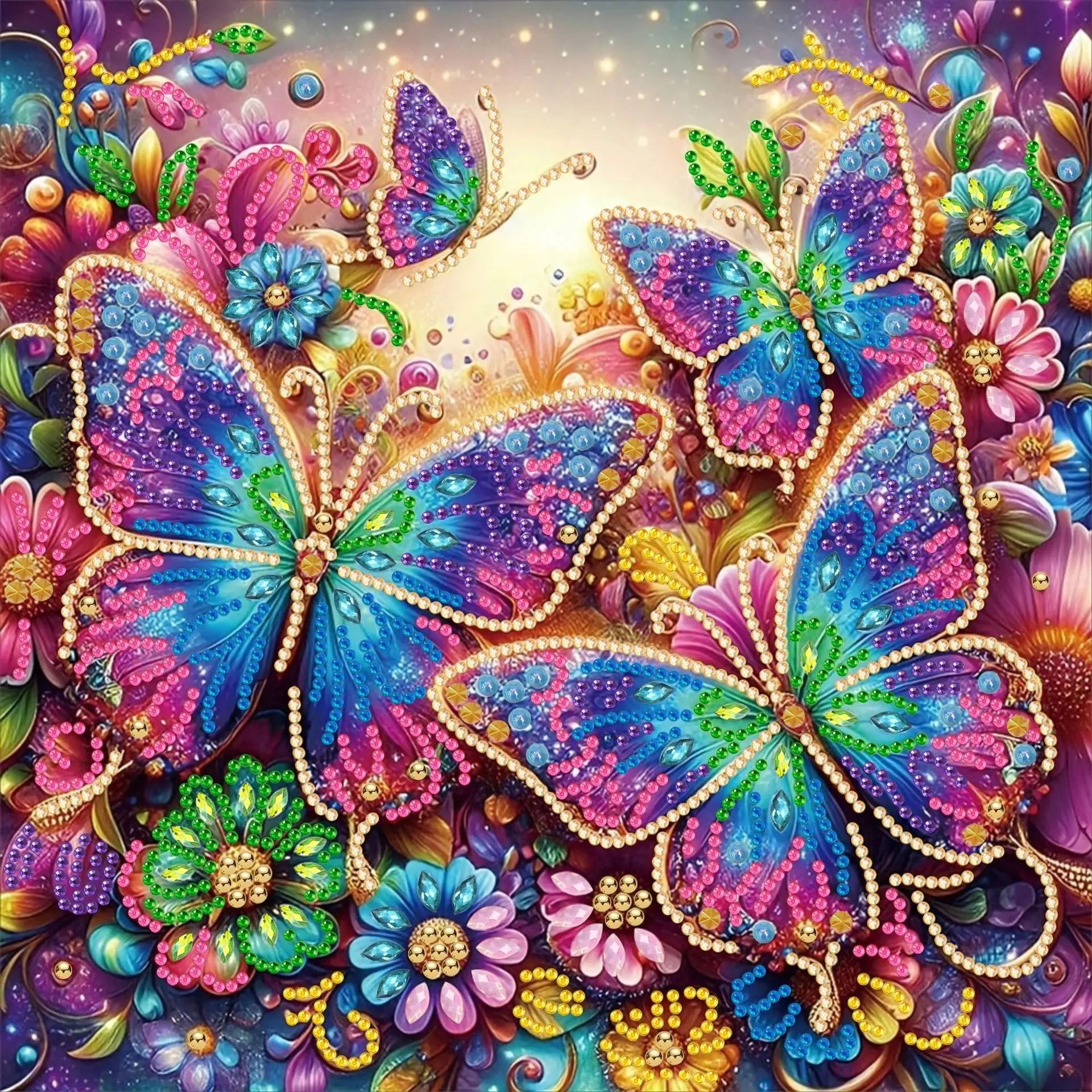 Painting diamant Kit de fleurs