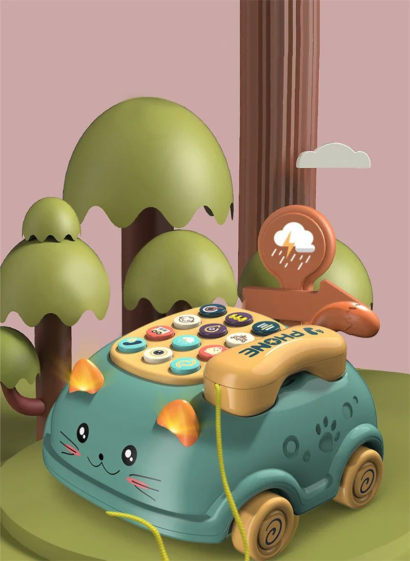 Jouets de téléphone Musical 3 en 1 pour bébé