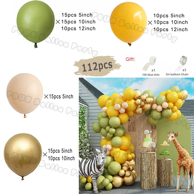 Ballons arc guirlande