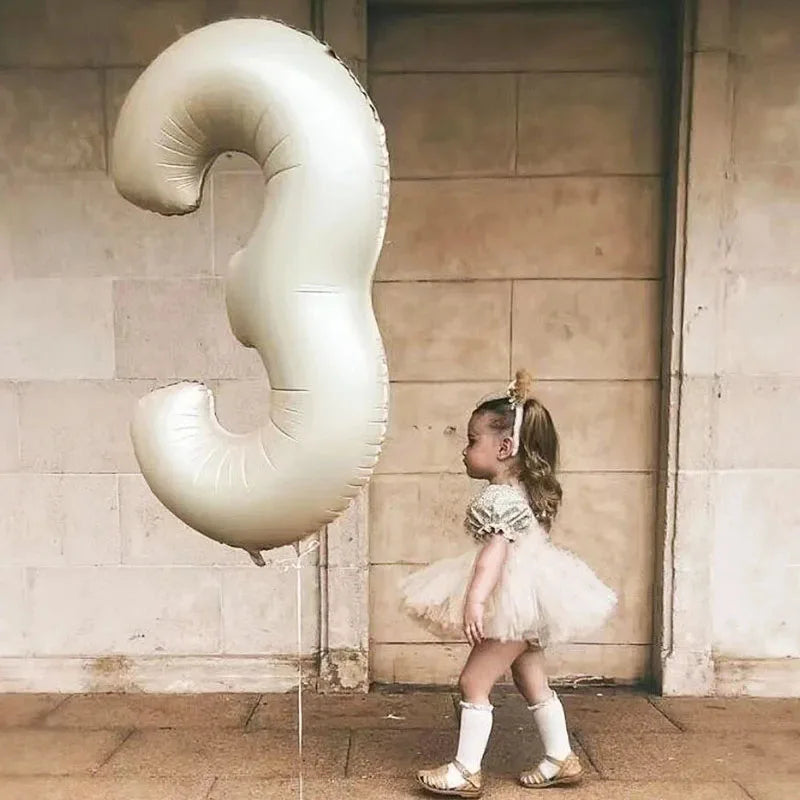 Ballons en aluminium avec chiffres