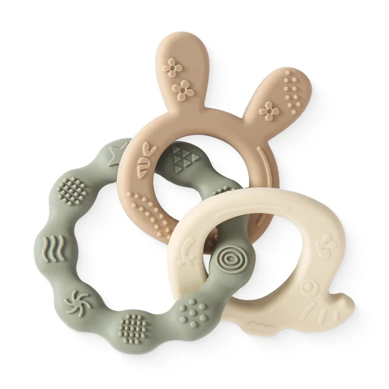 Anneau de dentition en Silicone pour bébé