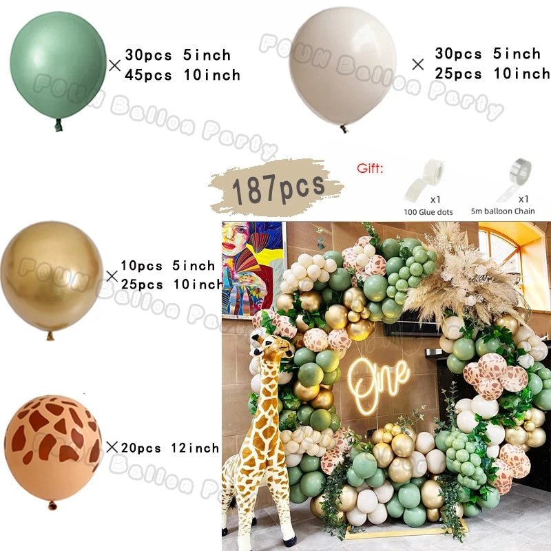 Ballons arc guirlande