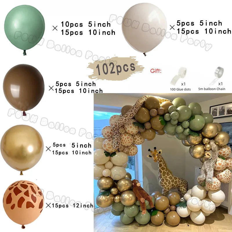 Ballons arc guirlande