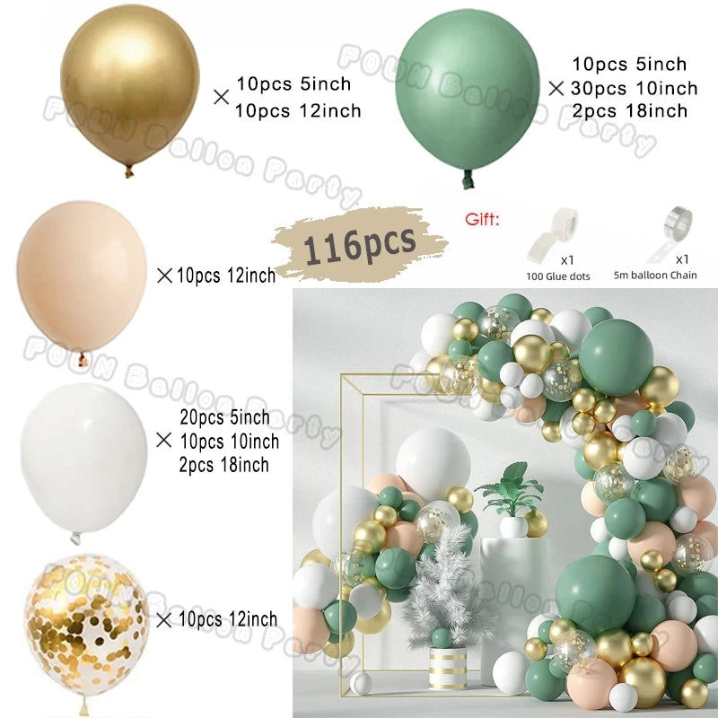 Ballons arc guirlande