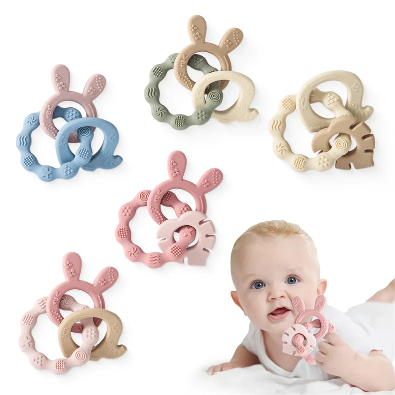 Anneau de dentition en Silicone pour bébé
