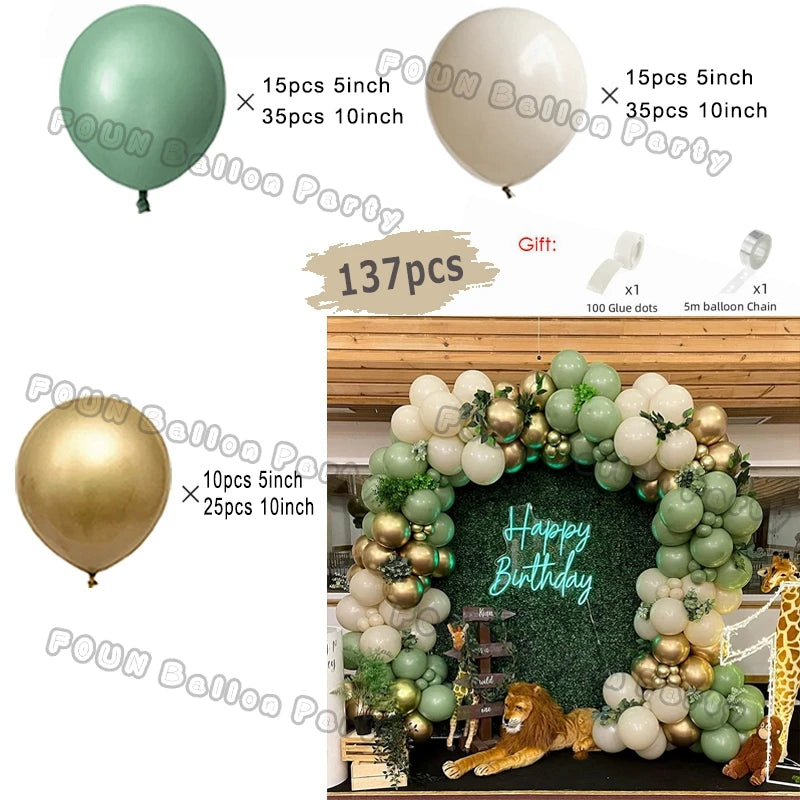Ballons arc guirlande