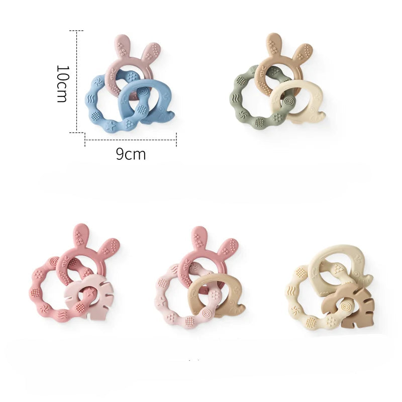 Anneau de dentition en Silicone pour bébé