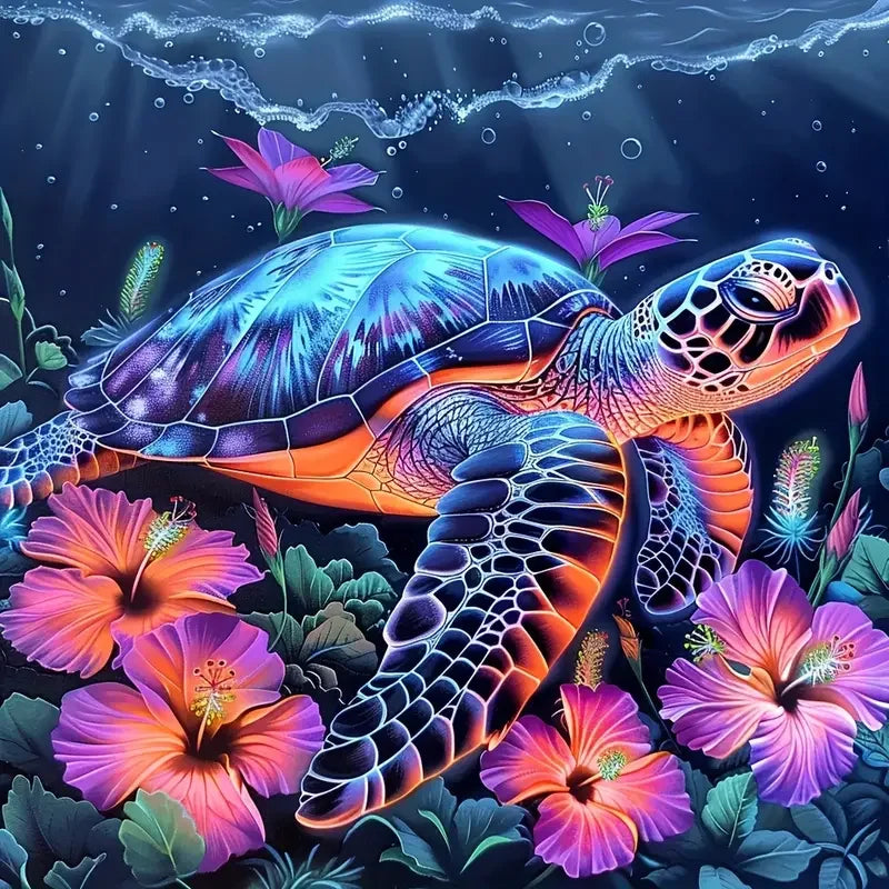 Tortue colorée