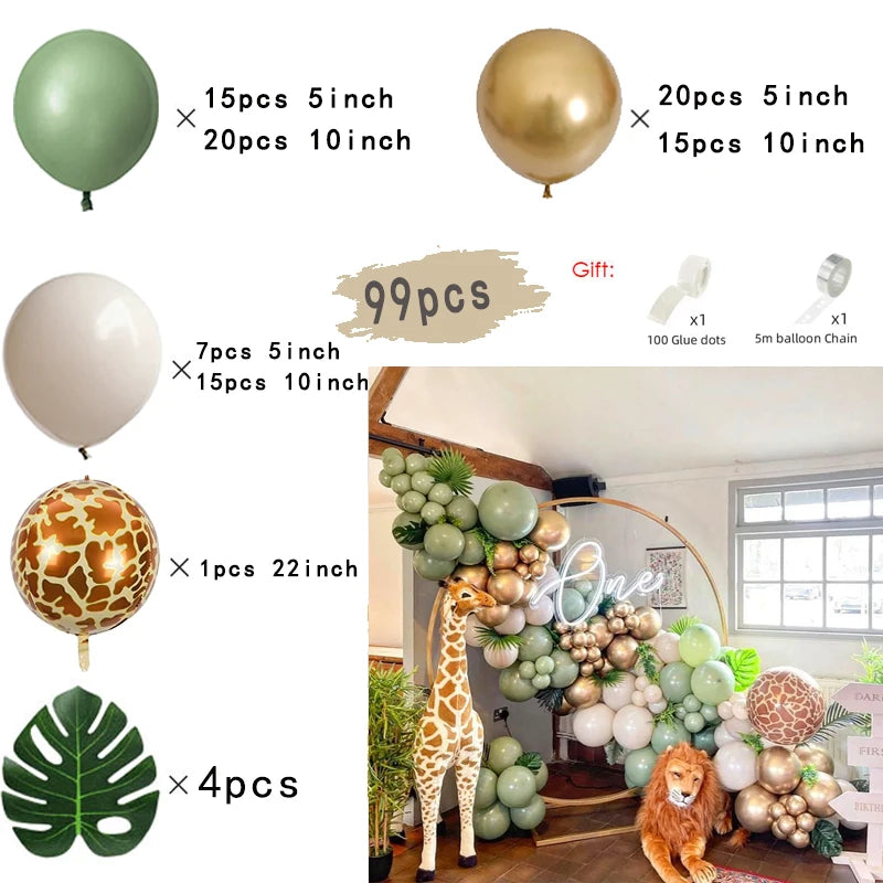 Ballons arc guirlande