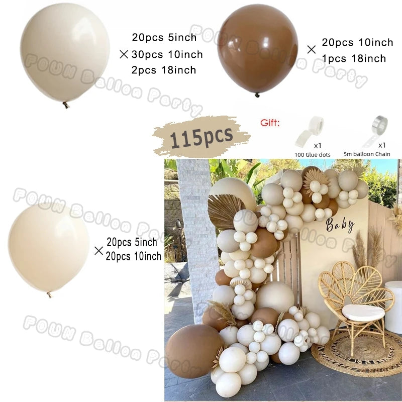 Ballons arc guirlande