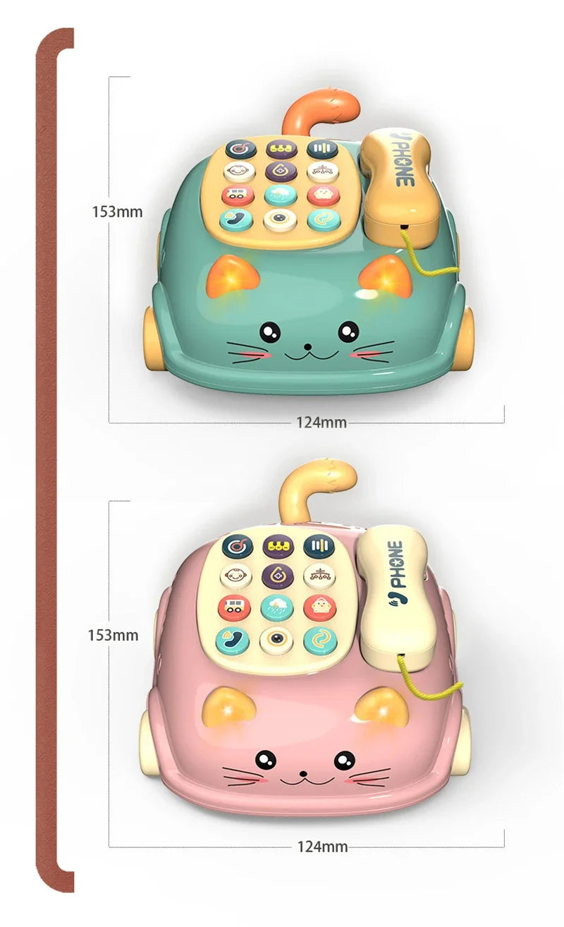 Jouets de téléphone Musical 3 en 1 pour bébé
