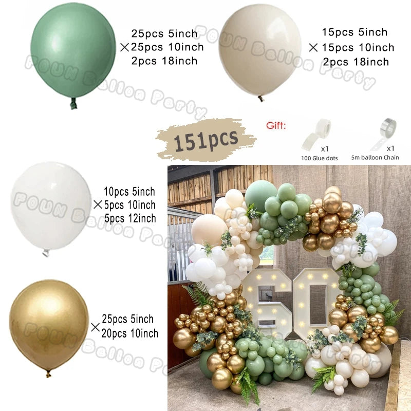Ballons arc guirlande
