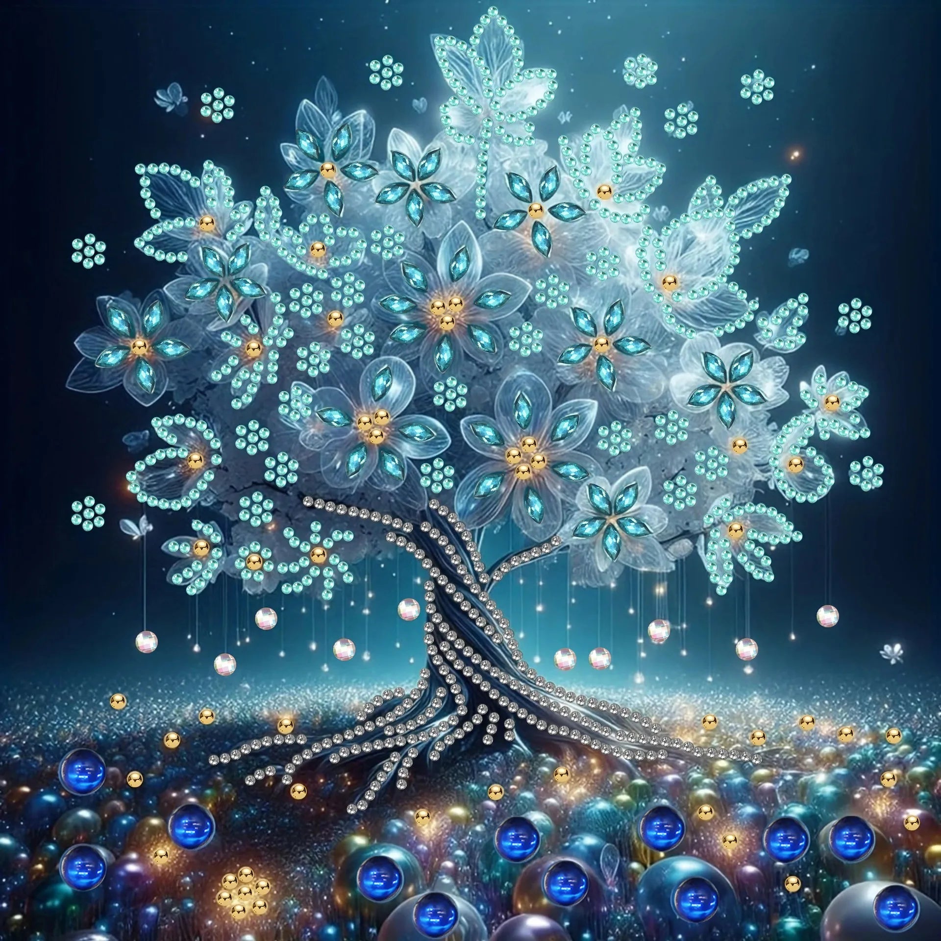 Painting diamant Kit de fleurs