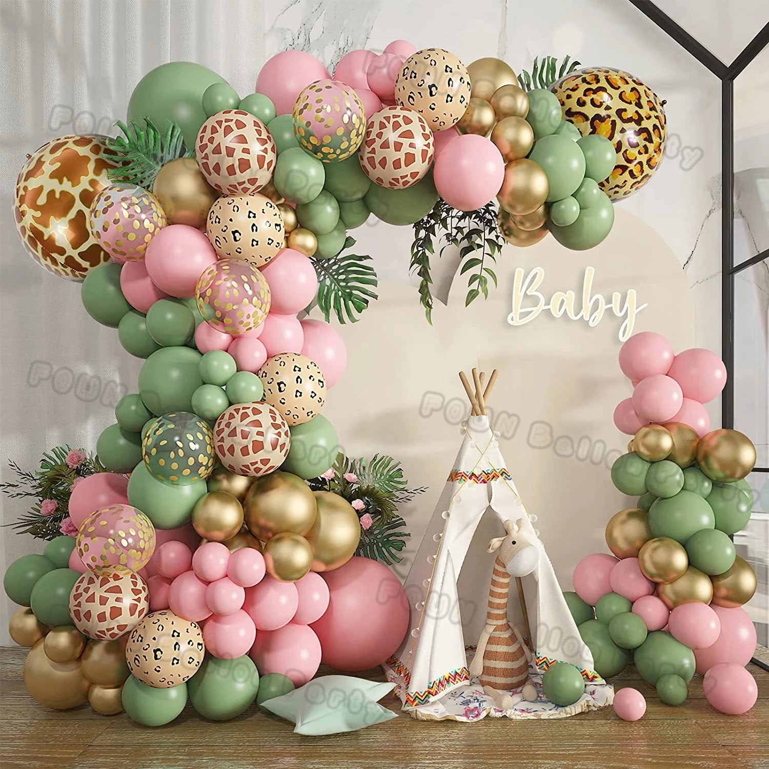 Ballons arc guirlande